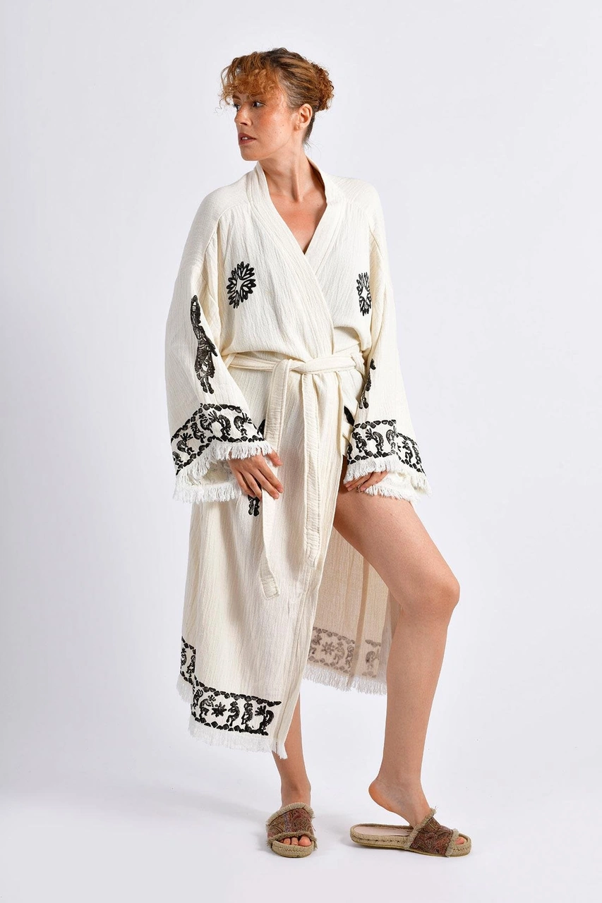 Brandsmithshop Shadow Bloom Kimono Çok Renkli