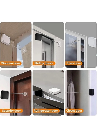 4 Lü Ev Ofis Dış Kapı Otomatik Kapı Kapatma Aparatı Lisinya