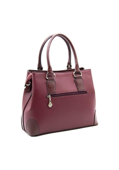 Silver Polo Sp667 Kadın El Çantası Düz Bordo-bordo