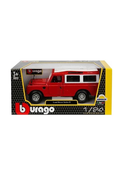 22063 Land Rover Series Iı Model Araba 1:24 Kırmızı -