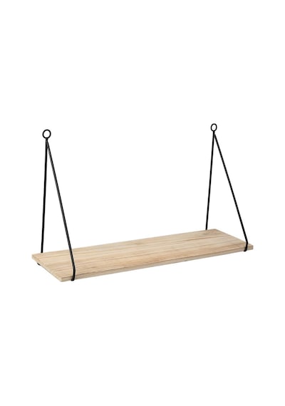 Vitale Metal Askılı Ahşap Raf 50 Cm