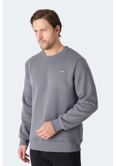 Slazenger Megar I Erkek Gri Sweatshirt Gri