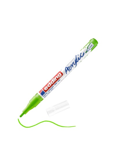 Edding 5300 Akrilik Boyama Markörü 1-2 Mm Sarı-Yeşil