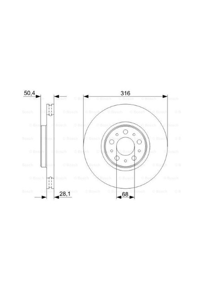 Volvo Xc90 2.9 T6 2003-2007 Bosch Ön Disk 2 Adet