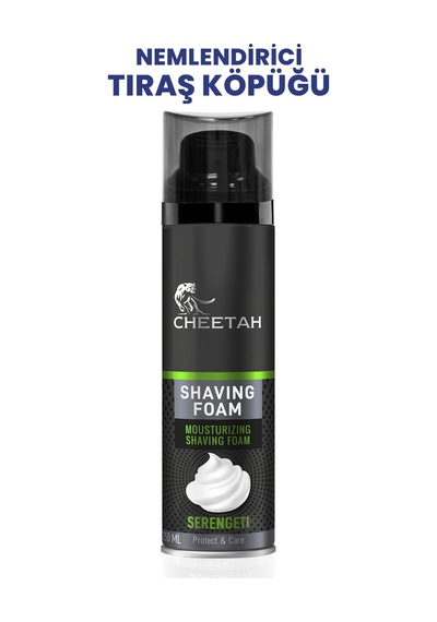 Cheetah Seregenti Erkek Tıraş Köpüğü 3 x 250 ML