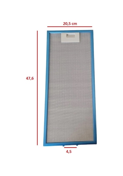 Esty 1390 W6 Beyaz Aspiratör Alüminyum Filtre - 1 Adet - 20,5x47,6 Cm