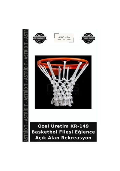 Özel Üretim Kr-149 Basketbol Filesi Eğlence Açık Alan Rekreasyon