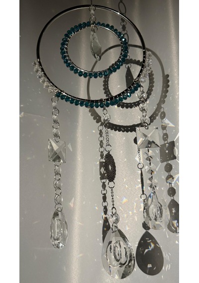 Lumiere Kristal Güneş Yakalayıcı , Kristal Dekor Kristal Obje Lüks Hediye Suncatcher , Raibow Tek Parça
