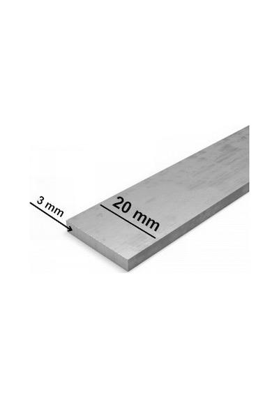 Alüminyum Lama Profil 20 X 3 Mm 443162231