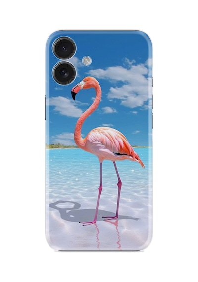 Apple iPhone Uyumlu Apple iPhone Uyumlu 16 Kılıf Boutique Baskılı Resimli Okaynus Ve Flamingo Pcode -093