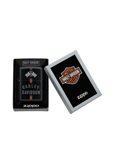 Zippo Harley Davidson First Place Dizayn Çakmak Siyah
