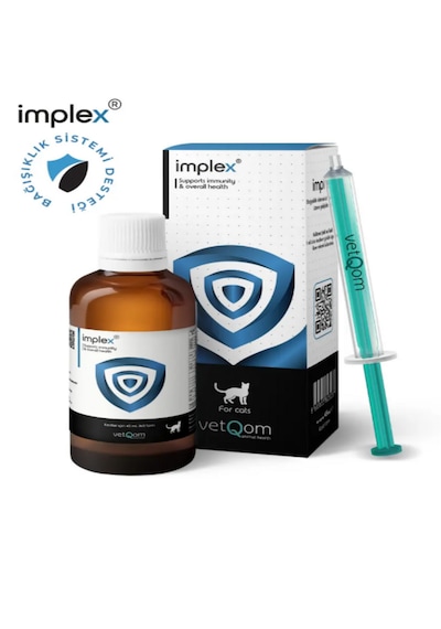Vetqom Implex Kedi Bağışıklık Sistemi Destekleyici Likit 45 Ml Immune Support