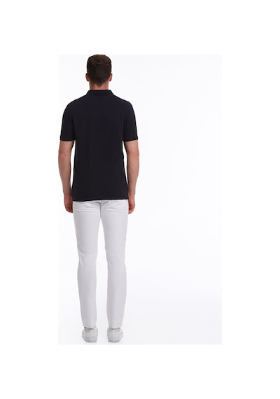 Hatemoğlu 530814658 Regular Fit Pamuk Polo Yaka Erkek Tişört Lacivert