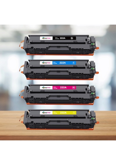 Hp Laserjet Pro 3303 Uyumlu Toner Takımı Çipli / 222a - W2220a Siyah - Mavi - Sarı - Kırmızı