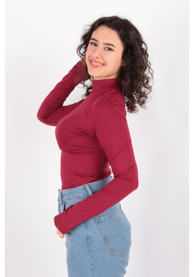 Busem W0010437 Kadın Bluz Bordo