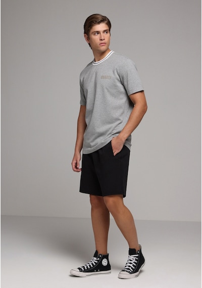Colin's Colins Regular Fit Yuvarlak Yaka Düz Erkek Gri Kısa Kol Tişört Cl1080602 Q1.v2 Mga Gri Melanj