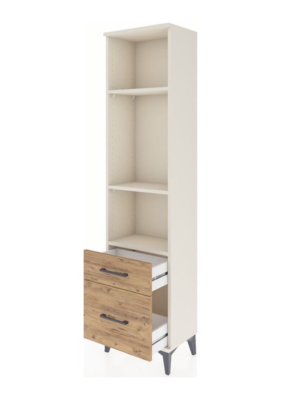 Arges Dolap 3 Raflı 2 Çekmeceli 44x30x182 Aytaşı-çam Aytaşı