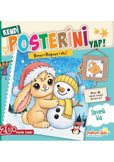 Kendi Posterini Yap Boya Kopart As Sevimli Kış - Aıaı-898239