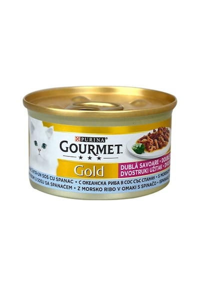 Gourmet Gold Okya.balığı Ispanak Kedi Kon. 85 Gr 24lü