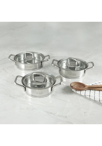 Aryıldız Chef Prestige 6 Parça Sahan Seti Çok Renkli