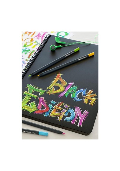 Faber-castell 116436 - Renkli Kalemler Blackwood, Black Edition, 36'li Kutu Genel