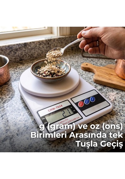 Crown Dijital Mutfak Terazisi - 10 Kg Kapasite, Yüksek Hassasiyetli Hassas Terazi, Dara Fonksiyonlu Tare , Lcd Ekran, Diğer Crown Dijital Mutfak Terazisi - 10 Kg Kapasite, Yüksek Hassasiyetli Hassas Terazi, Dara Fonksiyonlu Tare , Lcd Ekran, Diğer