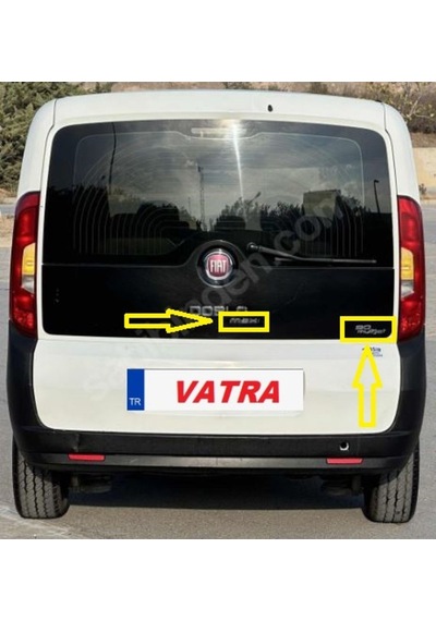 Doblo Combi 2.0 Multijet Maxi Elegance 2010-2016 Doblo Ve 105 Multijet Krom Bagaj Yazı Arma Set