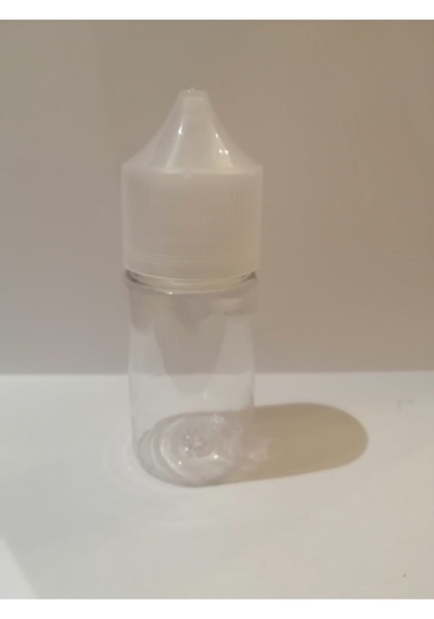 30ml Şeffaf Gorilla Şişe Beyaz Kapak, Plastik Şişe, Boş Şişe, Likit Şişesi, 50 Adet Diğer
