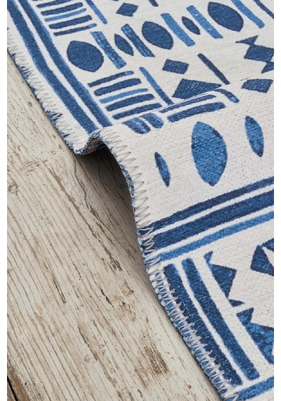 Kaşmir Halı Dekoratif Art Trend Milos Çift Taraflı 160 x 230 CM Salon Mutfak Halısı Yolluk Kilim