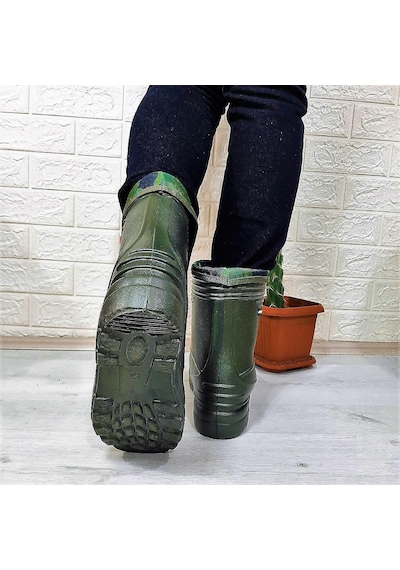 Akınalbella Akinalbella 026 Eva Kısa 23cm Hafif Çoraplı Avcı Balıkçı Günlük Çizme