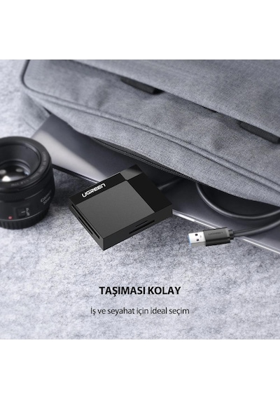 Ugreen USB 3.0 4ü 1 Arada Kart Okuyucu