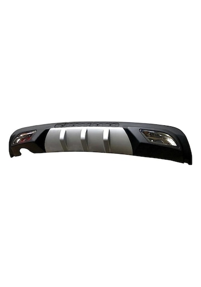 Peugeot 301 Uyumlu Body Kit Difüzör 2 Çıkış Gri Kare
