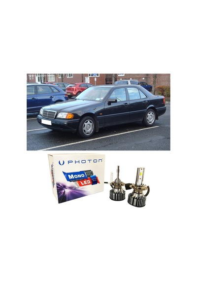 Mercedes C W202 Led Xenon Uzun Far Ampulü H1 Mono Yeni Seri Beyaz