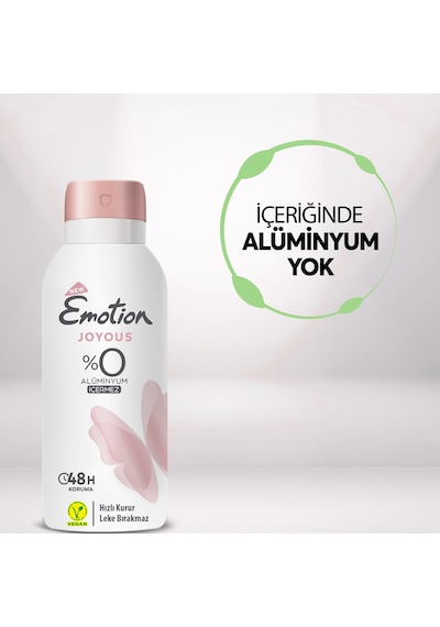 Emotion Joyous Kadın Deodorant 4x90 Ml Seyahat Boy