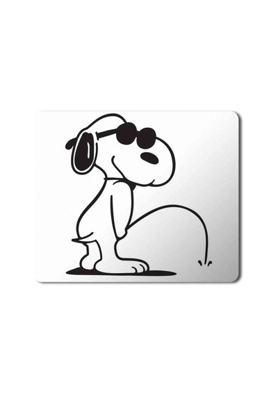 Snoopy Bad Dog Baskılı Mouse Pad Mousepad.jpg
