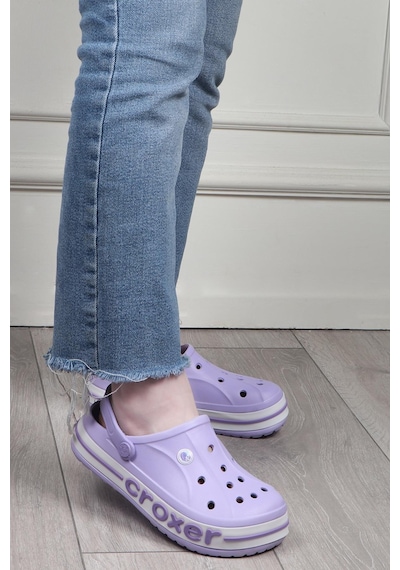 216 G Lila Unisex Hafif Esnek Sabo Terlik Lila