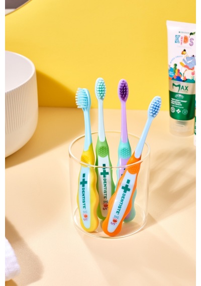 Kıds Toothbrush Mor- Yeşil