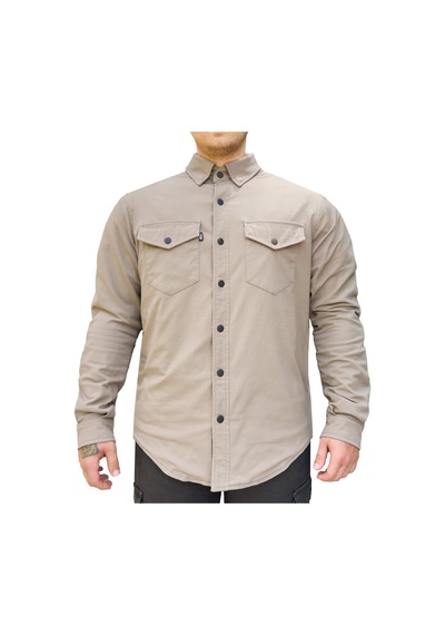 Eagle Beige Korumalı Motosiklet Gömleği Erkek