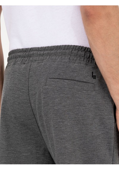 Cacharel Gri Melanj Comfort Fit Örme Şort