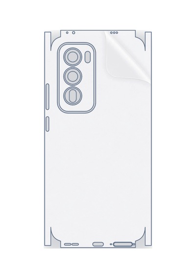 Oppo Reno12 Uyumlu Fullbody Arka Kaplama Hidrojel Koruyucu Film