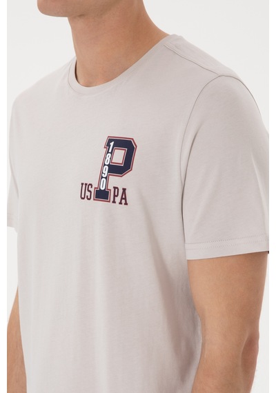 U.S. Polo Assn. Erkek Regular Fit Bisiklet Yaka Açık Gri Tişört 50306897-VR001 U.S. Polo Assn. Erkek Regular Fit Bisiklet Yaka Açık Gri Tişört 50306897-VR001