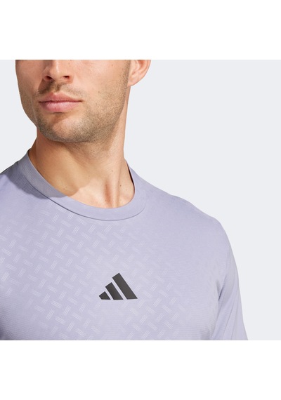 Adidas Power 3 Stripes Erkek Mor Antrenman T-shirt Jı8216 Mor