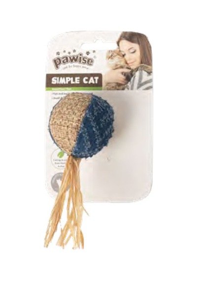 Pawise Simple Cat Hasır Kedi Oyuncağı Top N708