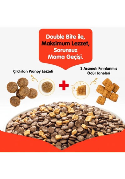 Wanpy Tahılsız Somonlu Ve Ton Balıklı Kısırlaştırılmış Yetişkin Kedi Maması 1,5kg X 2 Adet