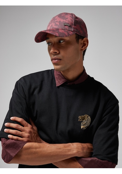 Gsstore X Midground Aslan Logolu Erkek Basic T-shirt E251229 Siyah
