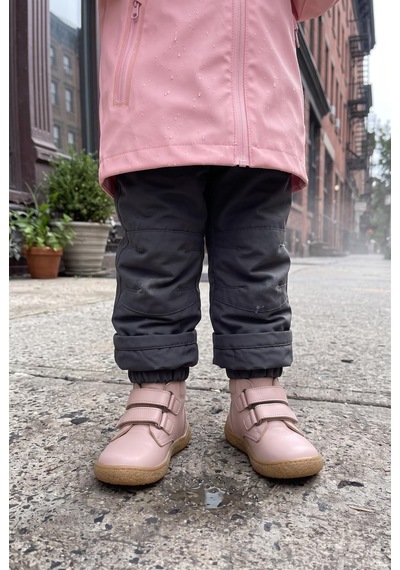 Tuğba Ortopedi 601 Çocuk Barefoot Deri Bot Pudra