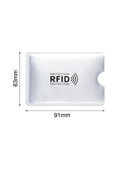 Temassız Kredi Banka Kimlik Kartı Koruyucu Kılıf Hırsızlık Önleyici Rfid Nfc 1 Adet