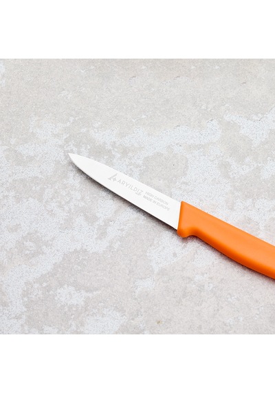 Aryıldız Solo Sebze Bıçağı Turuncu 10 Cm Renkli