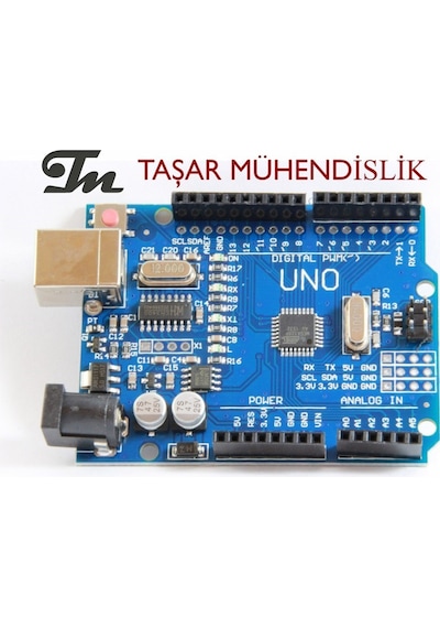 Taşarmühendislik-Arduino Uno R3 + Usb Kablo (Smd İşlemcili)