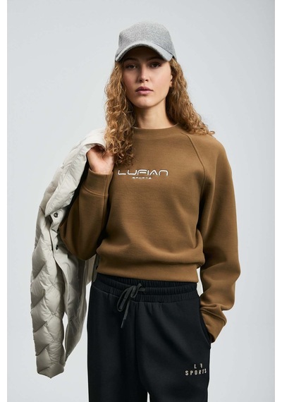 Lufian Beggy Kahverengi Kadın Sweatshirt 122030022 Kahverengi